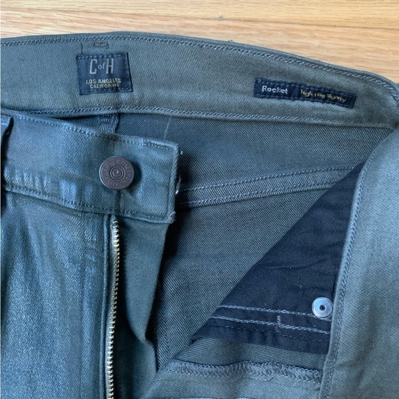 Citizens of Humanity Rocket High Rise Skinny Coated Camo Jeans size 25 - Picture 12 of 14